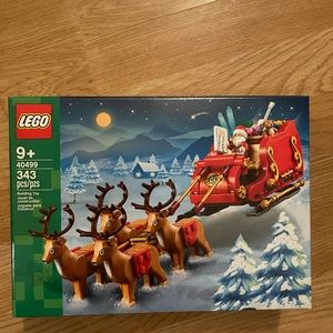 LEGO 40499 Santa Sleigh & Reindeers Christmas Brand NEW Factory Sealed.